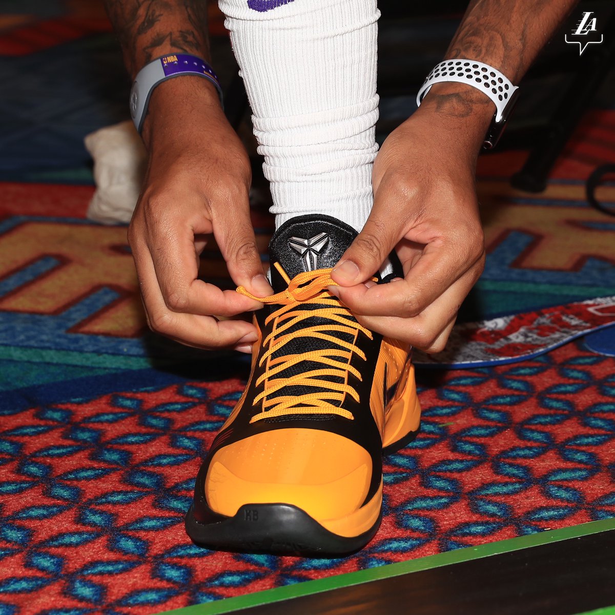Lakers's tweet photo. Mambas for the dojo 🥋 https://t.co/YuO2UQdbkx