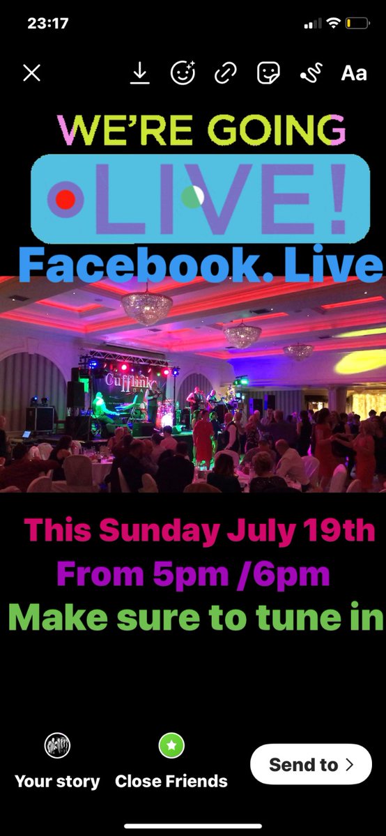 CufflinksBand's tweet photo. Hope you all can tune in on Sunday evening folks https://t.co/GmJ19AA868