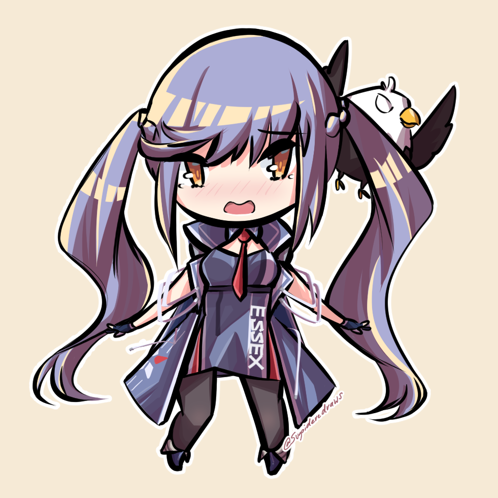 エンタープライズ(アズールレーン) 「#デフォルメ絵を流してデフォルメ民を増やそう
#アズールレーン 」|Sugoidere™のイラスト