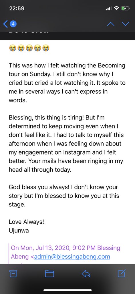 blessingabeng_'s tweet photo. I have a few friends who exchange letters with me often. I tell them my story and they gain a lot of value, I do too.
Look at the testimonials π€
If youβd like to join my tribe, click this - https://t.co/g1qCVWTEjQ
Anyone who receives my letters can tell you
#BATribe https://t.co/gbQwlqn21J