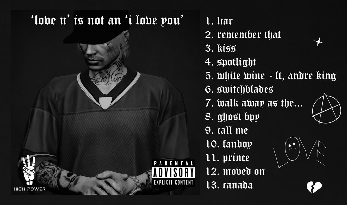 realCamT's tweet photo. ‘love u’ is not an ‘I love you’

produced by @HlGHPOWERENT 

available now on Fruit Music and Dotify as well as free t-shirts included with hard copy purchases🤞🏼

https://t.co/QeVtTUUuUn
https://t.co/w1a7kQFHyg https://t.co/cUaNJwXXBj