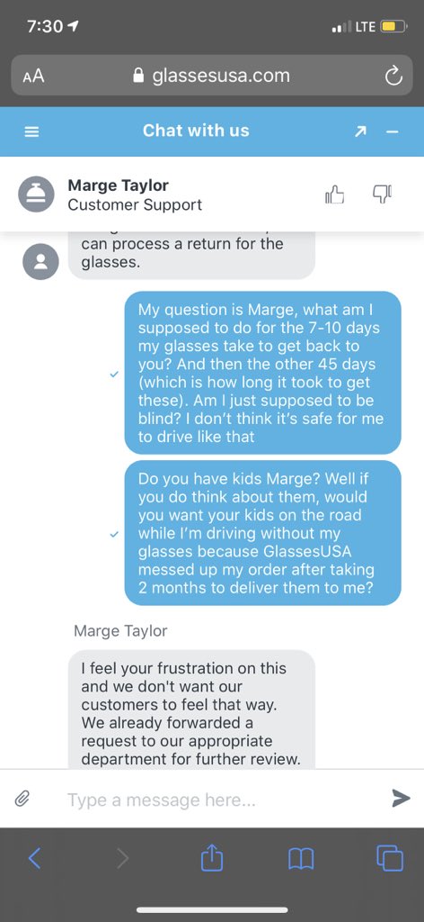 joshmorris_16's tweet photo. @GlassesUSA can you please just help a blind man see! https://t.co/VDczxoslTu
