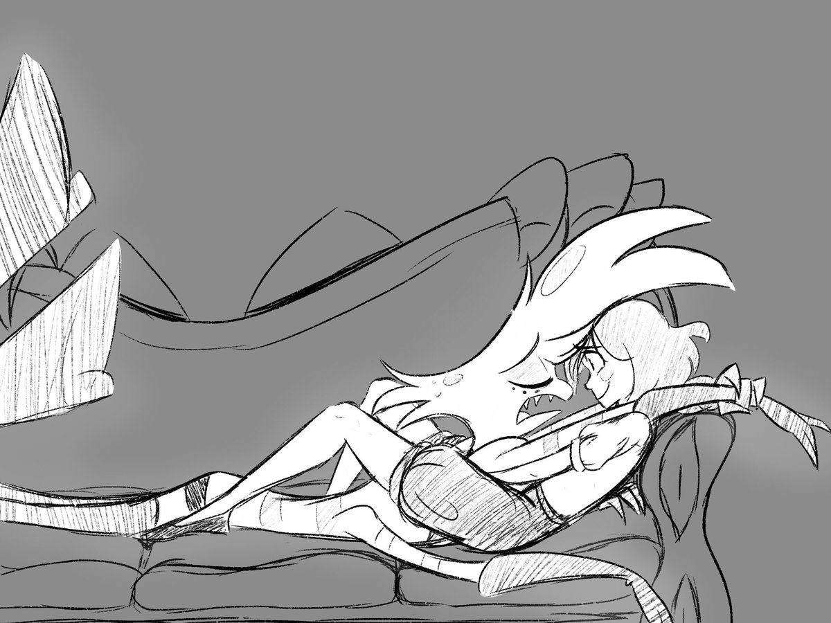 sonicheartsrp's tweet photo. In this house we love and appreciate Angel Dust!!! And offer comforting hugs if he wants them!!! https://t.co/h1yU57DRgA