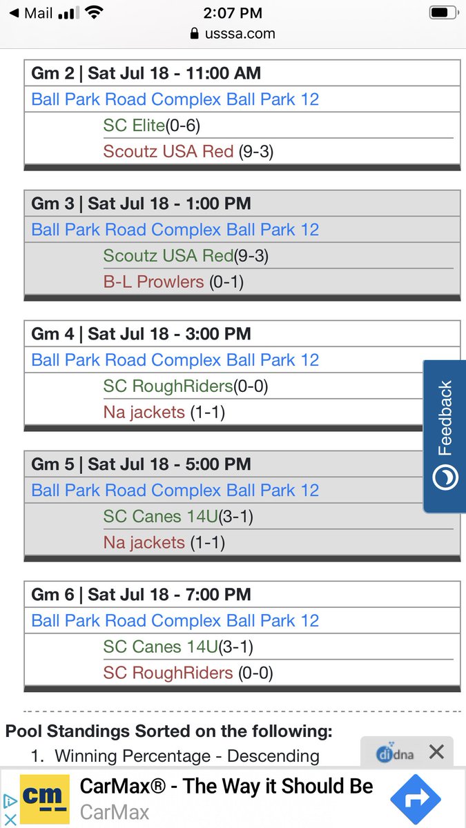 SC RoughRiders 16U Showcase Baseball tweet media