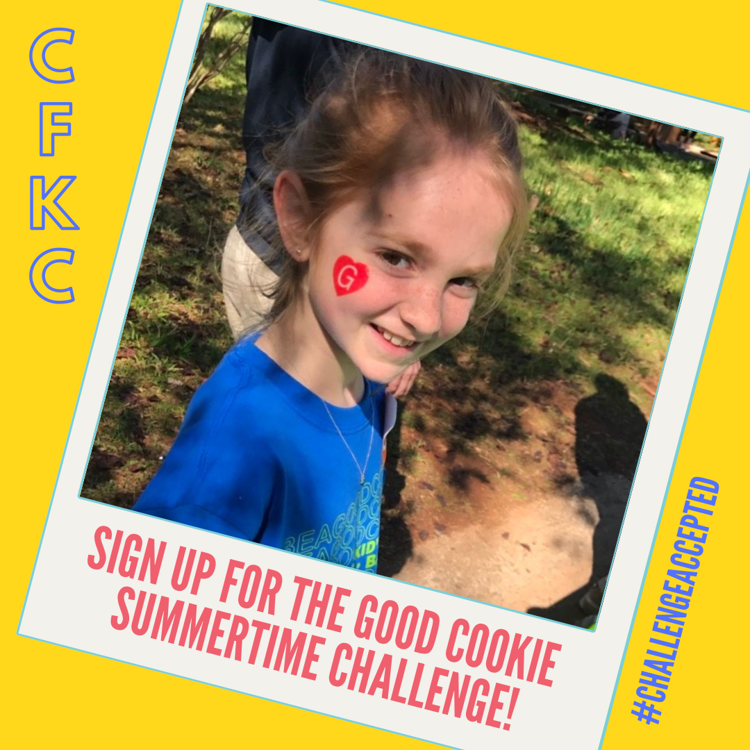 Cookies4Kids's tweet photo. Summer is flying by SO fast, but there's still time to join The #GoodCookie Summertime Challenge. Every day, 43 kids are diagnosed with cancer. In honor of them, we're inviting you to GET MOVING with us for the rest of summer.

https://t.co/jJO01DIcJK https://t.co/ENkv1Id5t0