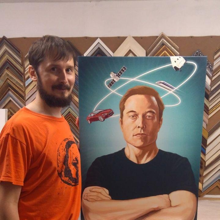 На моей футболке сошлись планеты и я недавно встретил Илона Маска ( <a href="/elonmusk/">Elon Musk</a> )😄

Сделайте пожалуйста репост, чтобы Elon Musk увидел🙃