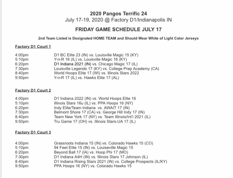 FCPPangos's tweet photo. Friday’s #Terrific24 schedule going on now. All Games Live on @BallerTV or ready to be rewatched: https://t.co/FNIc3Pm4pN. @trigonis30 Top players invited to @PangosAACamp https://t.co/snTxApcLqZ