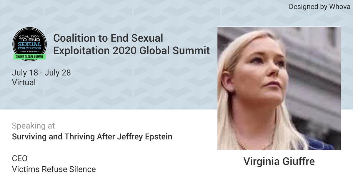 VRSVirginia's tweet photo. I am speaking at Coalition to End Sexual Exploitation 2020 Global Summit. Please checkout the details of my talk at: https://t.co/BbQkAsQ23l https://t.co/vV6c27KVjM