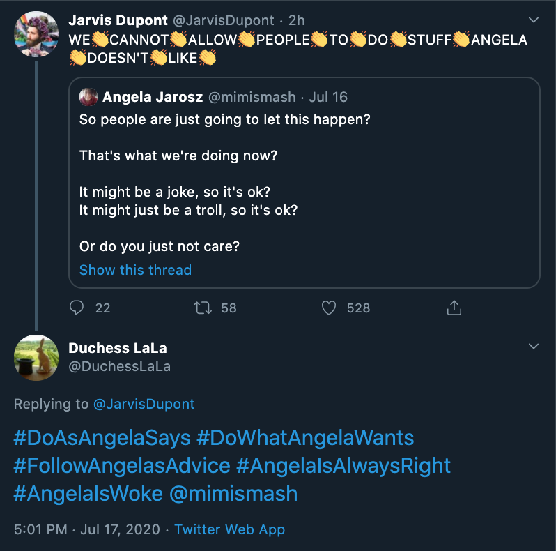 They are now trolling both of my accounts and escalating