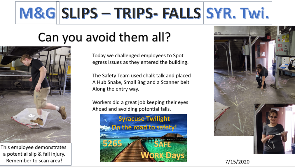 Empire0736's tweet photo. Sryacuse Twi Slip/Falls demo and Chalk Talk Gaurd Gate! https://t.co/Nk1XCPJOgs