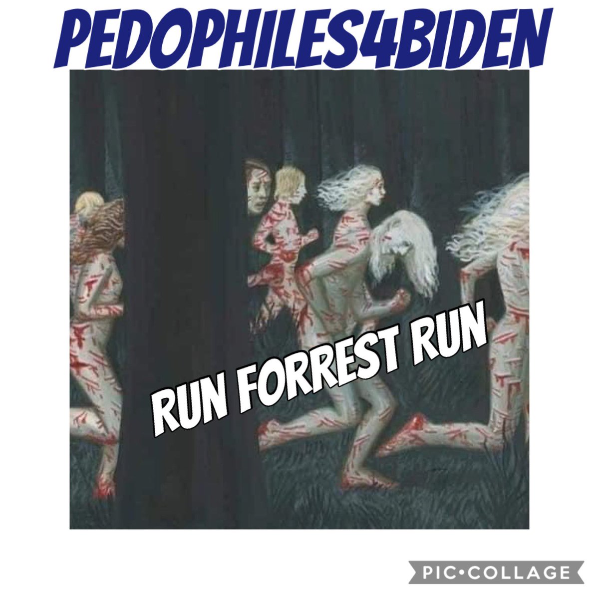 QQanary's tweet photo. #Pedophiles4Biden #Wayfair #BlackForest #TomHanks #EllenDeGeneres #PizzaGate #BarackObama #HumanHunt #HungerGames #VirusByBiden https://t.co/5akeOxOH7B