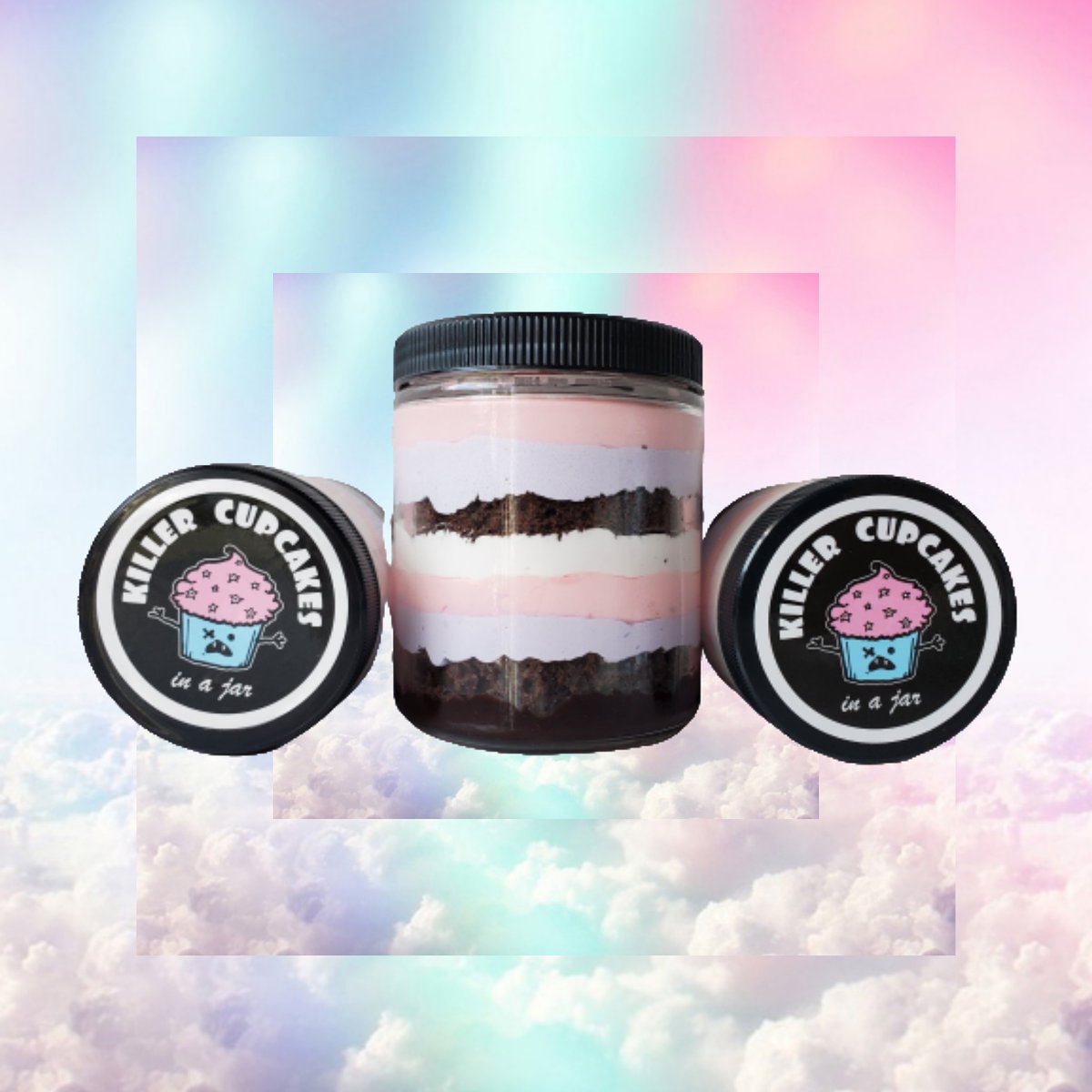 _KillerCupCakes's tweet photo. EVER AFTER - Blackout Chocolate Pudding Cake layered w Magical Unicorn Buttercream topped w Mini Marshmallows, Starlet Sprinkles & Silver Glitter. #killercupcakes #cupcakes #cake #inajar #magical #buttercream #downtownguelph #Guelph #bakery #sogood๐ https://t.co/u5UKqBQd99