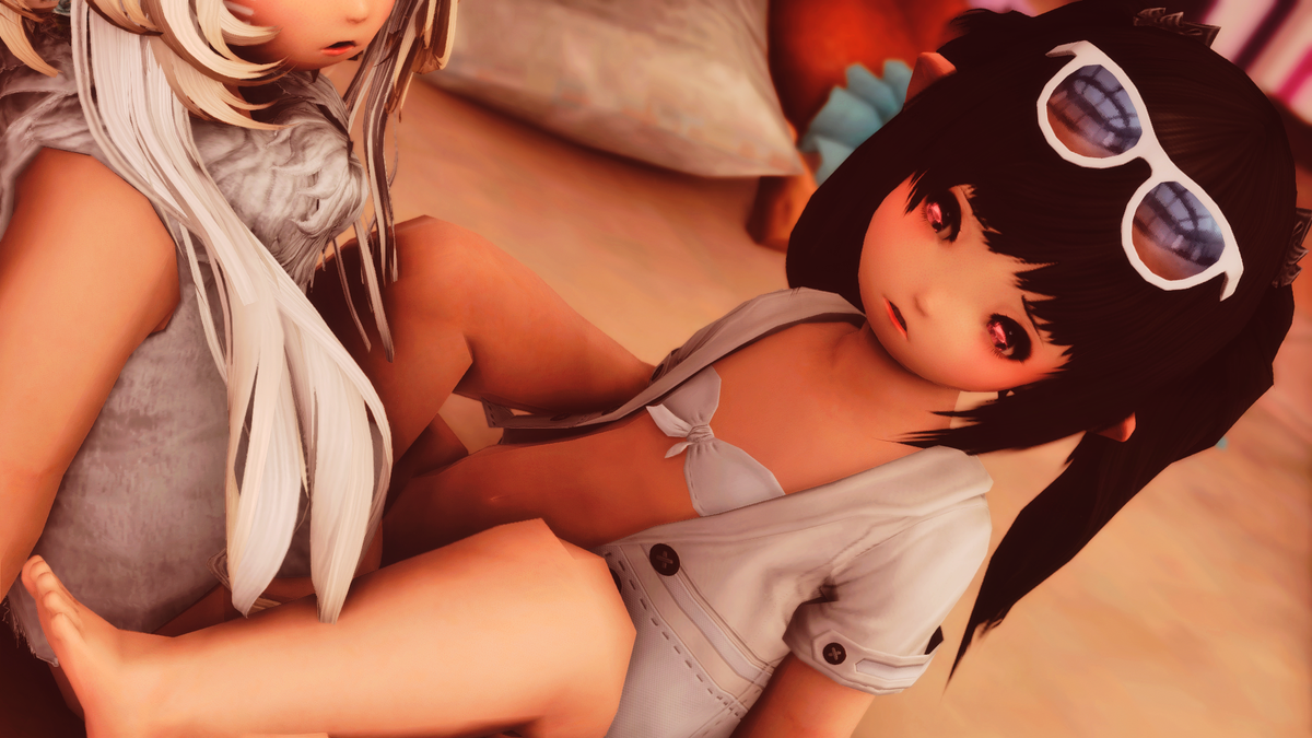 Happyla1004's tweet photo. エッチな百合ララフェル https://t.co/g3a8UJQhjk