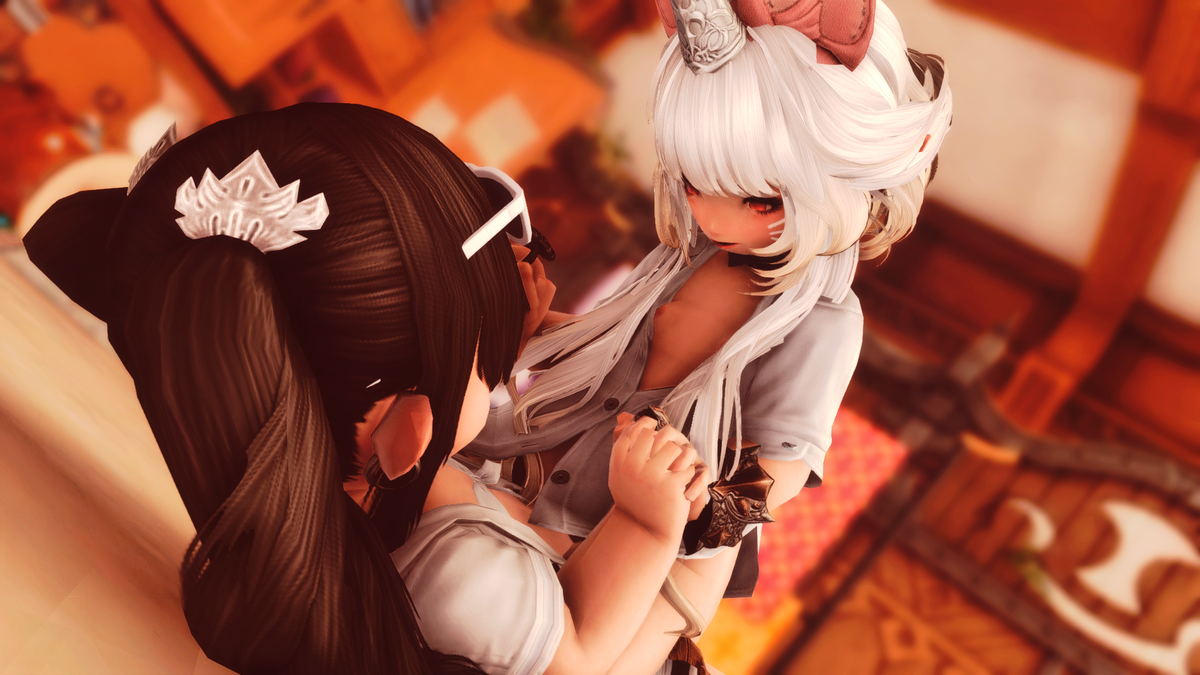 Happyla1004's tweet photo. エッチな百合ララフェル2 https://t.co/gaPKyyD348