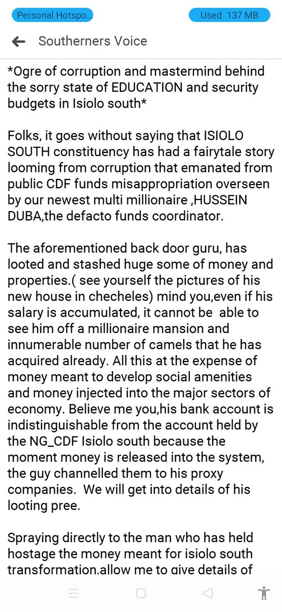 NorthernersV's tweet photo. Ogre of corruption and mastermind behind the sorry state of EDUCATION and security budgets in Isiolo South Constituency
https://t.co/0bSDgzlk2y https://t.co/An7f8Bm2nu