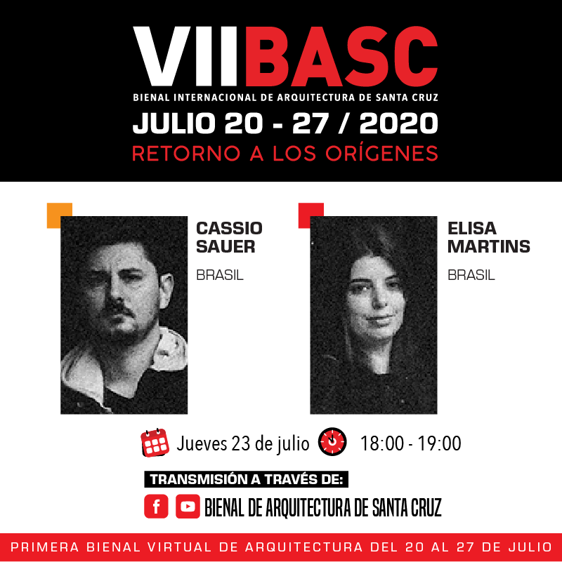 basc2020's tweet photo. El jueves 23 tendremos a Cassio Sauer y Elisa Martins, además de Omar Paris. No te perdás la #BASC2020. 

¡Acompañanos desde el 20 hasta el 27 de julio! https://t.co/Zxq8ykjZGL