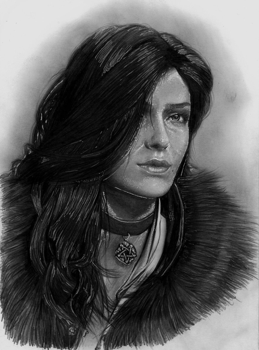 Louis94418326's tweet photo. My drawing of yennefer from the game the witcher 3.
#art #drawing #artist #game #thewitcher3 #thewitcher #yenneferofvengerberg #yennefer #illustration #portrait #portraiture #realistic #traditionalart #pencil #artwork #beautiful https://t.co/2KOfgwXNzE