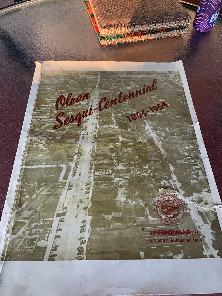 joeytrips's tweet photo. Times Herald circa 8/14/1954 for Olean’s 150th anniversary. Full page ad for the best place in town huh @PeteAshJr https://t.co/omJLVcYYjT