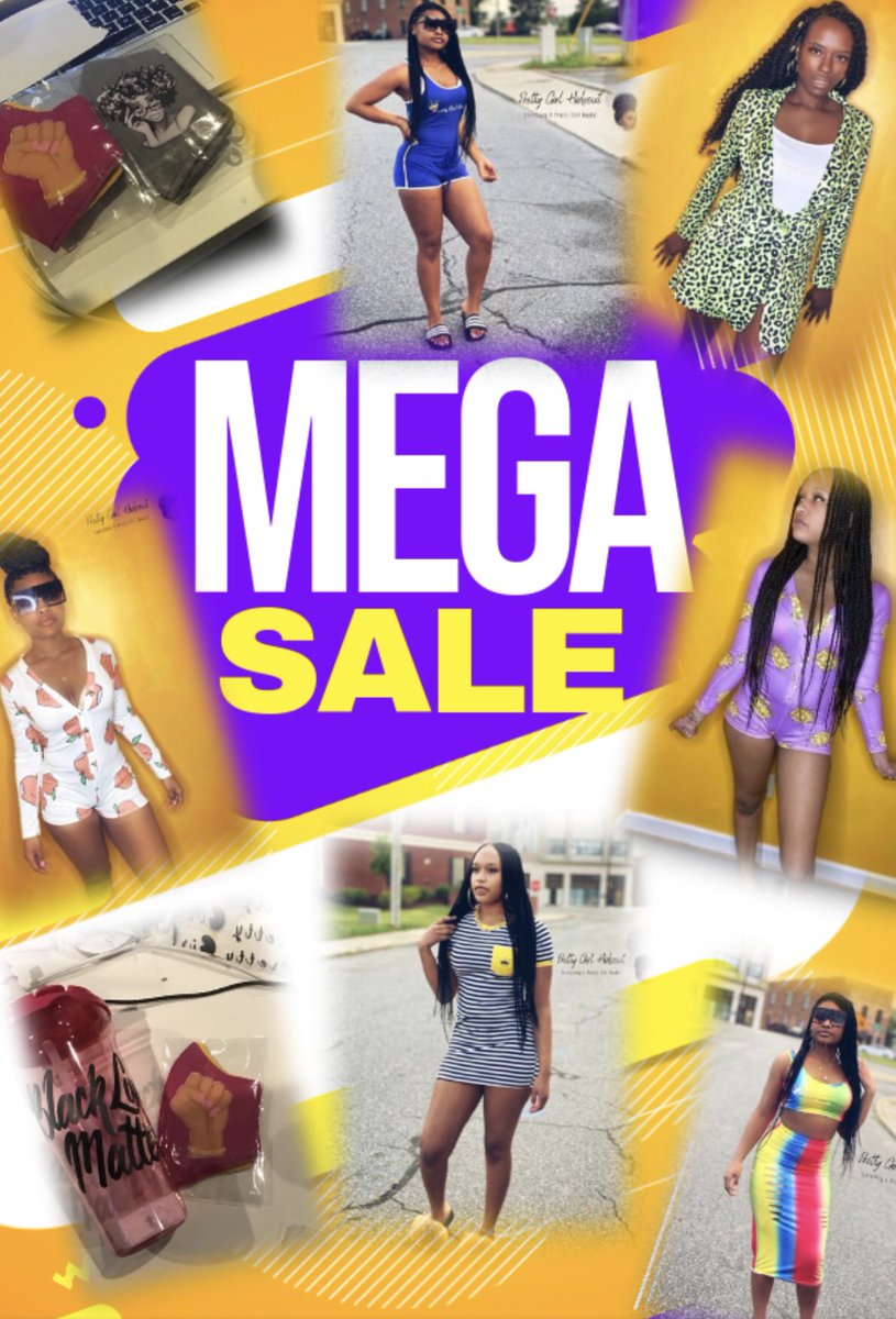 Known4Greatnes's tweet photo. SATURDAY 18th 2020 AT 5pm EST PRETTY GIRL HIDEOUT WILL HAVE A MEGA SALE ON LIVE ON ITEM SUCH AS ROMPERS...DRESSES....SHIRTS.... MASK AND CUP SET AND MASK AND SO MUCH MORE MAKE SURE YOU TUNE IN SO MANY ITEMS TO CHOOSE FROM https://t.co/hCFhIe8SVJ #sale #prettygirls #romper #dresse https://t.co/aS6UuEG0ot