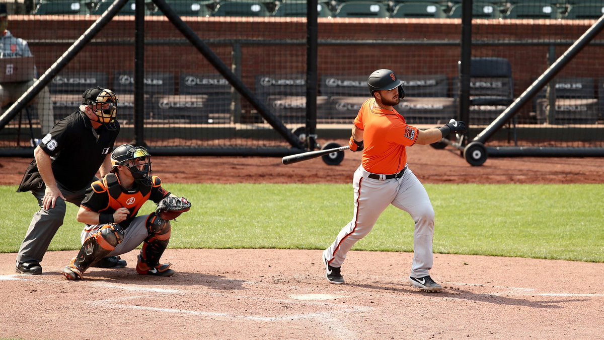 NBCSGiants's tweet photo. Watch Joey Bart absolutely crush a LOUD, impressive home run 👀
https://t.co/XiZTfsgi8I https://t.co/rzPg2VOnXr