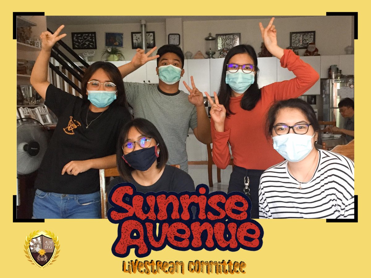 XUSBMSC's tweet photo. Mga, Ka-Agila! The Livestream committee has finally assembled for our first-ever online College Assembly, Sunrise Avenue. 

Don't forget to tune in to Facebook this 1:40 PM.

#SBMCASunriseAvenue
#TakeFlightEagles
#OneSBM
#XUSBM https://t.co/RShYAUx1Hu