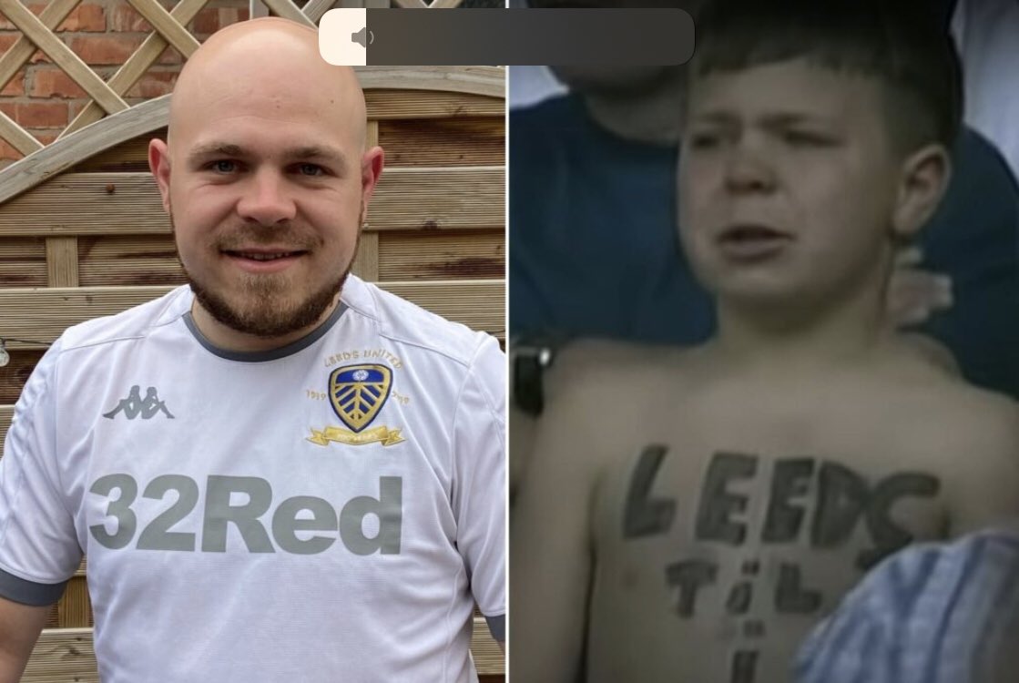 GrahamFowles83's tweet photo. @AllmanRicky Awesome Ricky. The way Leeds were going I didn’t think my Grandad would see them in the premiership again! https://t.co/YqJ1LnpunI