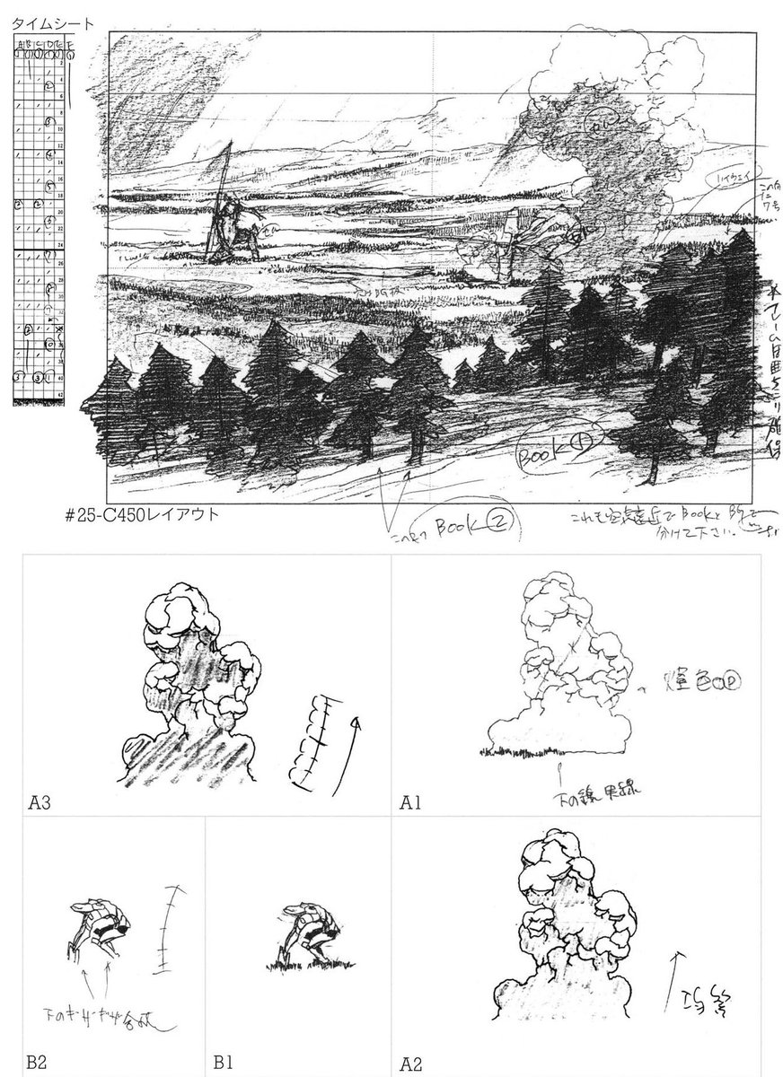More from the Mitsuo Iso sequence in The End of Evangelion 