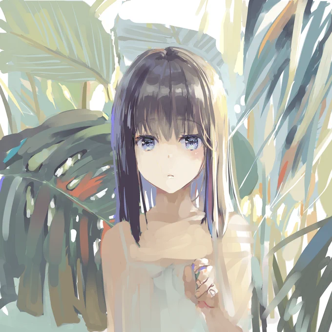 あれ、葉っぱが前じゃないほうがいいような… 