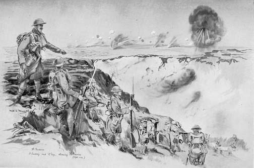 Someone has only gone and put a 51st Highland division sletchbook online!Some scenes from Beaumont Hamel. https://net.lib.byu.edu/estu/wwi/memoir/docs/51st/51st2.htm