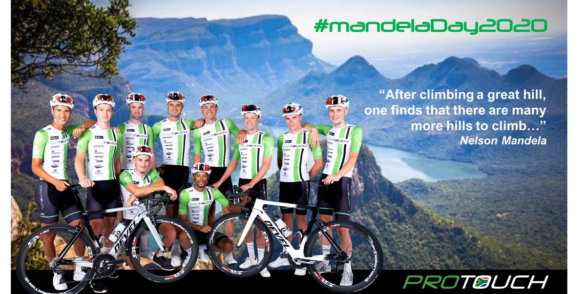 THE PODIUM PURSUIT - ProTouch Africa 🌍 (@podium_pursuit) on Twitter photo “After climbing a great hill, one finds that there are many more hills to climb...”Today is Mandela Day in SA 🇿🇦 & we will celebrate it by climbing another great hill & reminding ourselves, that each of us has the power to make an impact...facebook.com/16228198246397…
<a href="/BushBuckCycling/">Bushbuckridge Cycling Academy</a> “After climbing a great hill, one finds that there are many more hills to climb...”Today is Mandela Day in SA 🇿🇦 & we will celebrate it by climbing another great hill & reminding ourselves, that each of us has the power to make an impact...facebook.com/16228198246397…
<a href="/BushBuckCycling/">Bushbuckridge Cycling Academy</a>