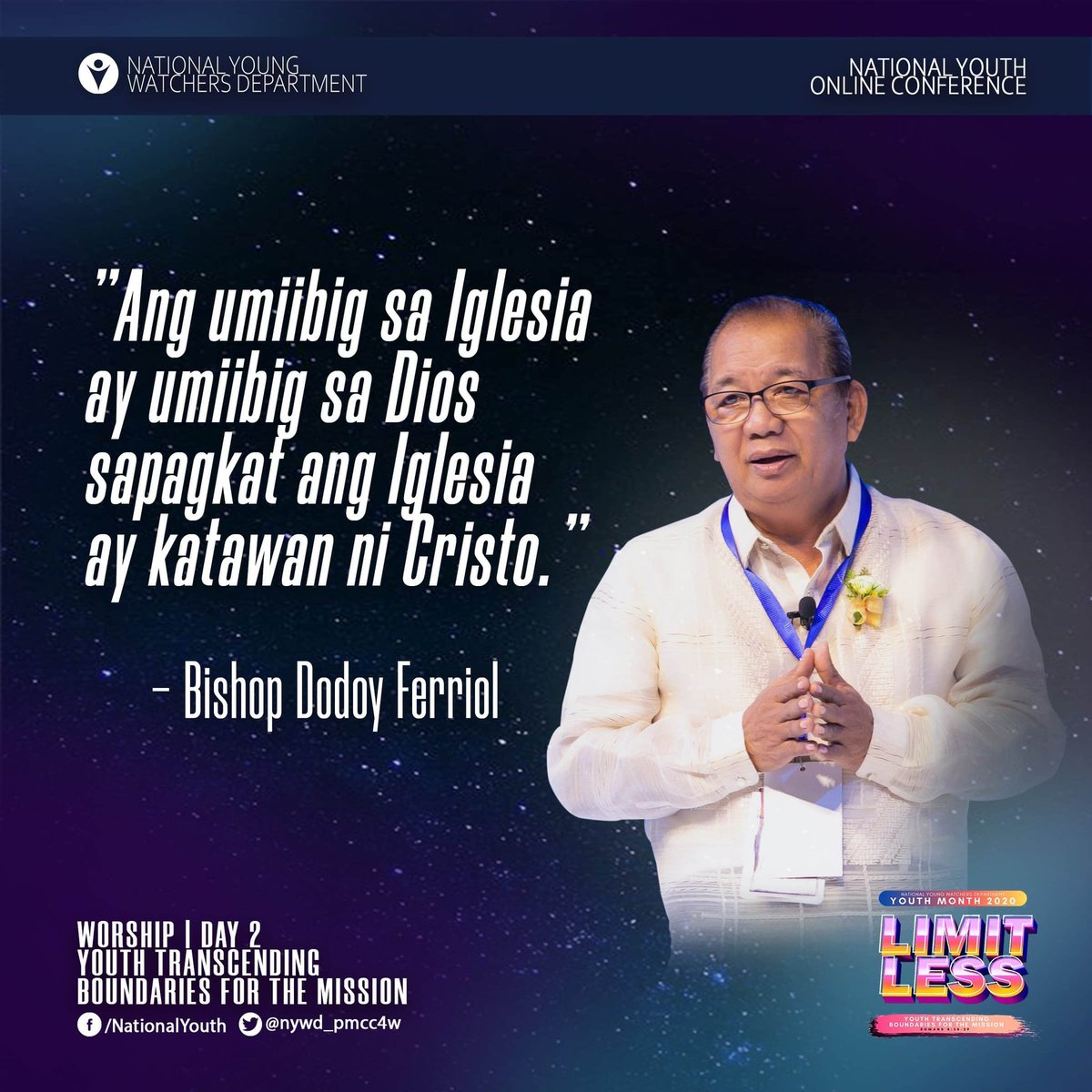 iywd_4w's tweet photo. The Word of God continues to empower spirits and renew the minds of every young watcher. Here are a few power quotes from our esteemed speakers on the second day of National Youth Online Conference. Praise the Lord!
#NationalYouthOnline #YouthMonth2020 #YWLimitless #NYWD #PMCC4W https://t.co/Yd8p9IDGKH