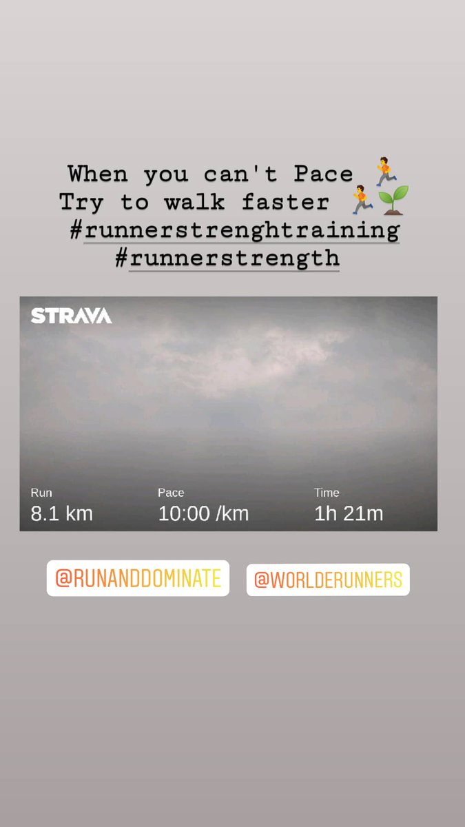 thehybridrunner's tweet photo. When you can't #pace #running
Try to #walk #faster #running
Tried this morning to boost #morale of being a #runner
#SaturdayMorning #runnerstrength
#runner #runningmotivation
#SATURDAY #weekendmood
#weekendrun #8kms https://t.co/BEIJ8feEcl