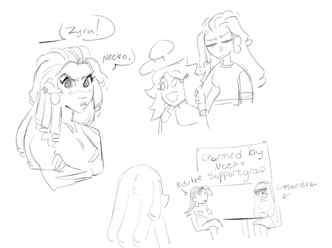self indulgent human au of neeko 

#LeagueOfLegends #neeko #zyra 