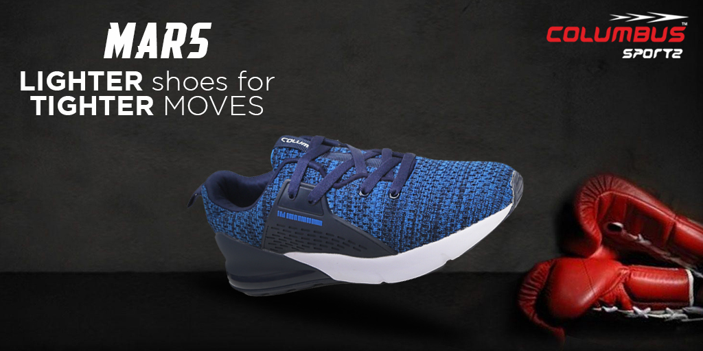 Pissed off with Heavy Shoes ?? Give relaxation to your feet. Feel light like never before with the pair of #mars sports shoe. #columbushoes #sportsshoes #marsseries #lightshoes