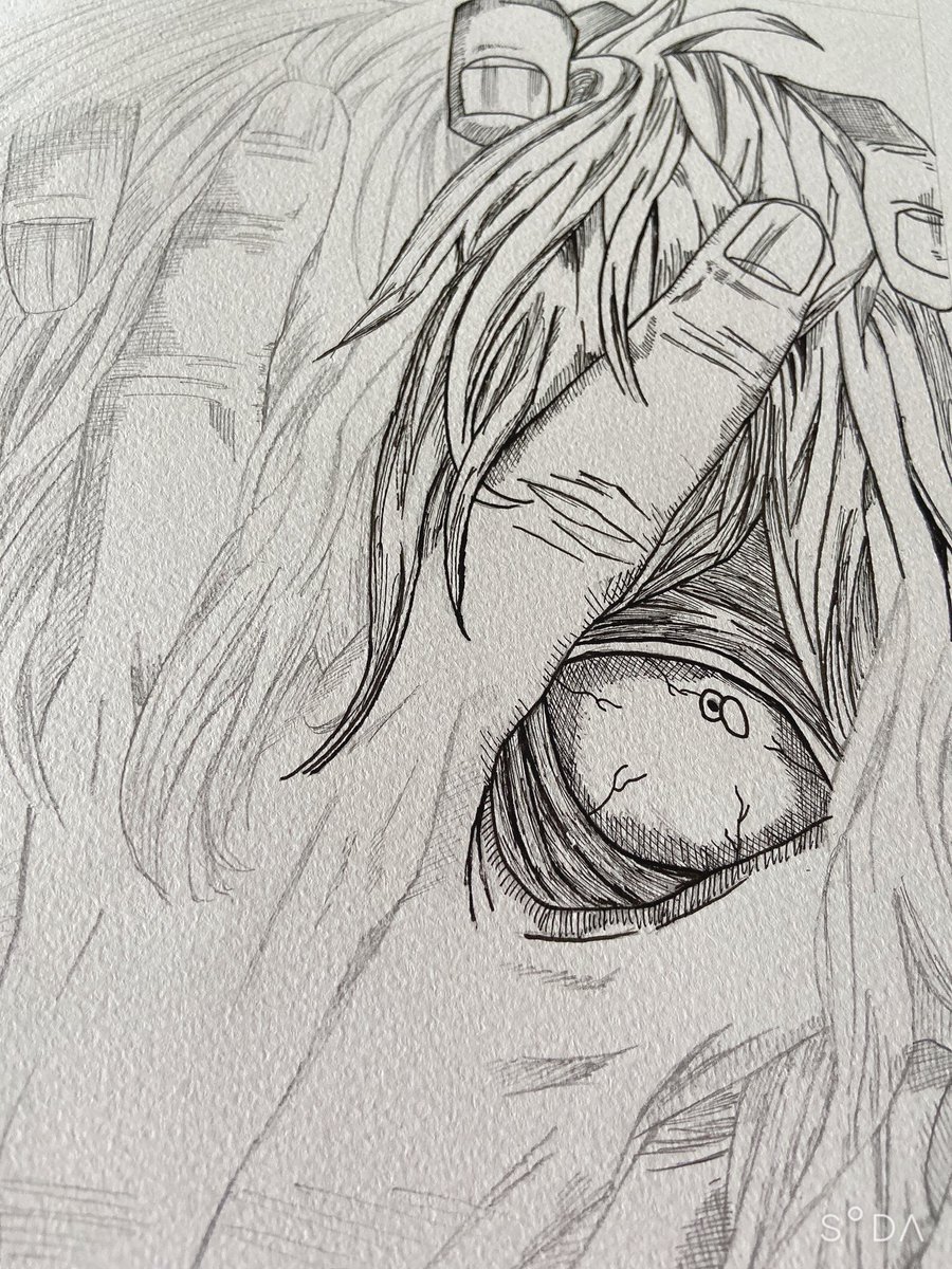 線画も地獄w 