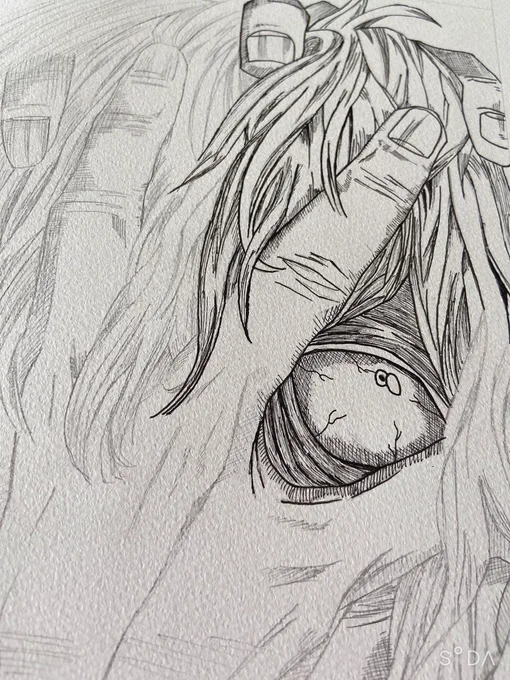 線画も地獄w 