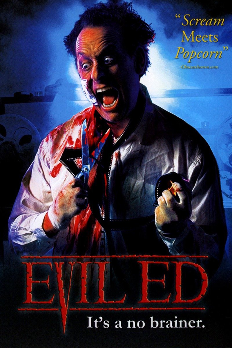 TheBenBegley's tweet image. Tonight’s midnight movie... #EvilEd from @ArrowFilmsVideo and holy hell this movie is goofy, gory, and great! 😂
