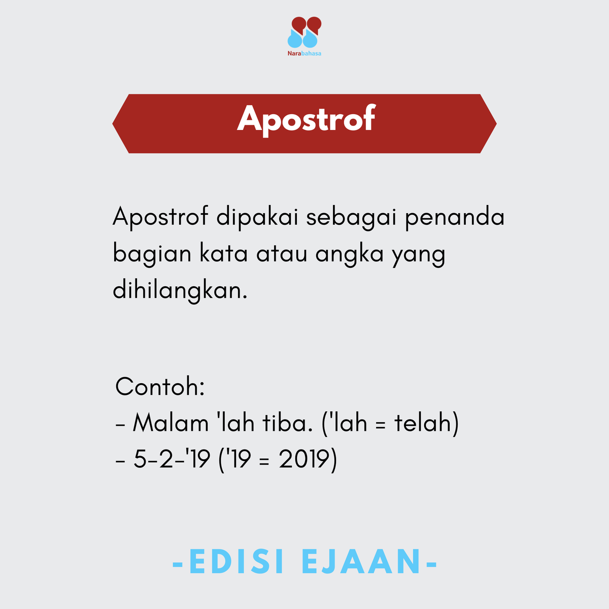 Apakah elipsis dan apostrof juga bisa digunakan sebagai penanda hubungan yang belum diselesaikan?