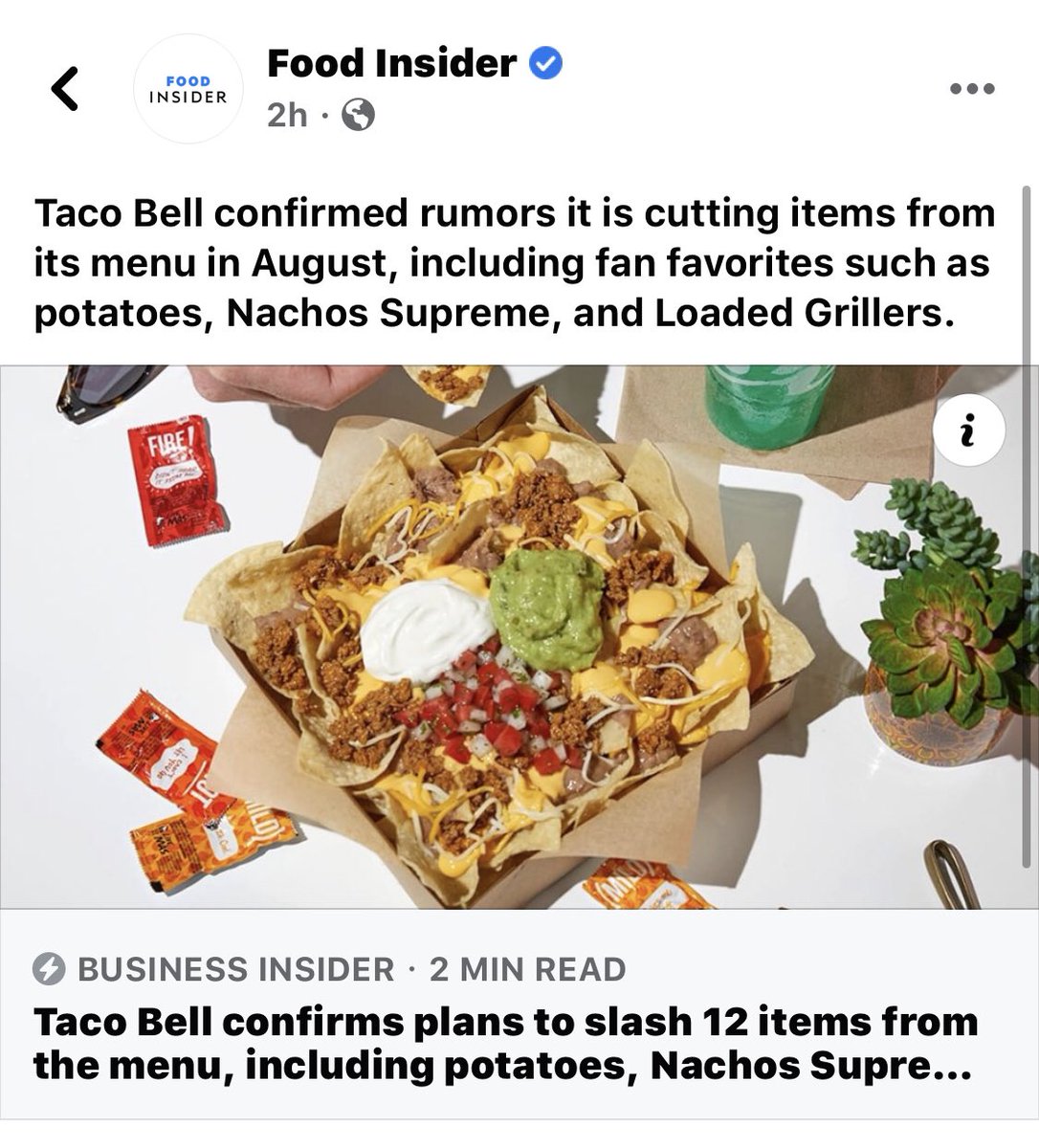 Evandradem's tweet photo. @tacobell I want you to know I’m not mad just really disappointed. But I will compromise as long as you bring back “Verde Salsa” packets and make the “Naked Chicken Chalupa” as permanent menu items https://t.co/qRHR1WKtvs