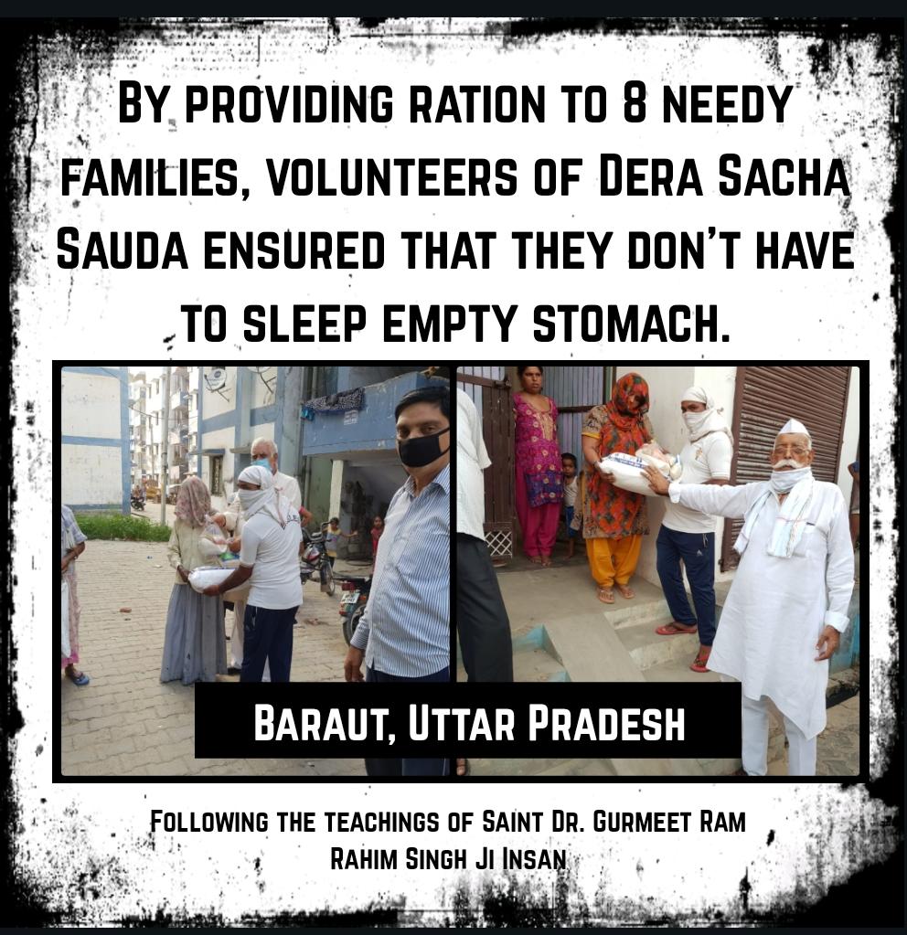 Savinder_insan's tweet photo. #HumanityStillExists
By providing ration to needy families, volunteers of
@derasachasauda ensure that they don't have to sleep empty stomach with the pious inspiration of
#StGurmeetRamRahimSinghJiInsan
#Food_Bank https://t.co/qeuIq5IXX5