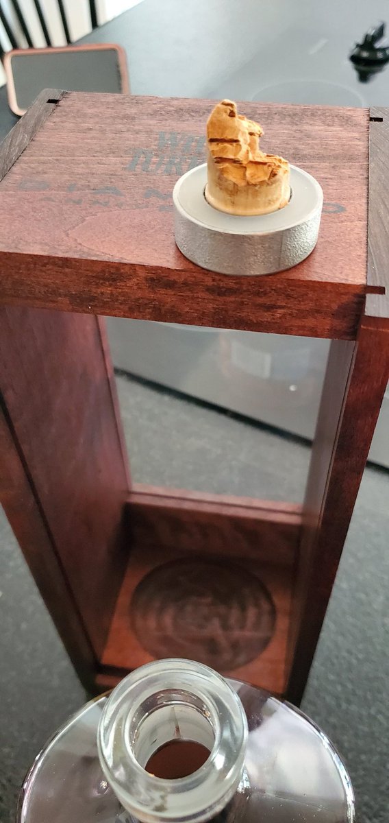 BUBBAERVIN's tweet photo. Got a @WildTurkey Diamonds and the cork was jacked up. Still top 5 bourbons I've ever had. Amazing. https://t.co/qXsdNzyySs