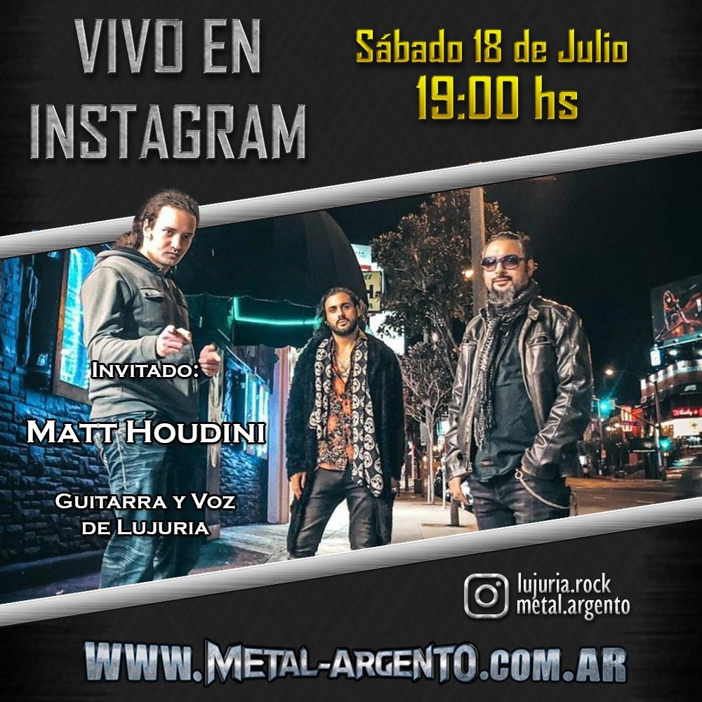 Mañana en vivo por Instagram entrevista a Lujuria <a href="/MattHoudini/">Matt Houdini</a> <a href="/indigo_press/">Indigo Press</a>