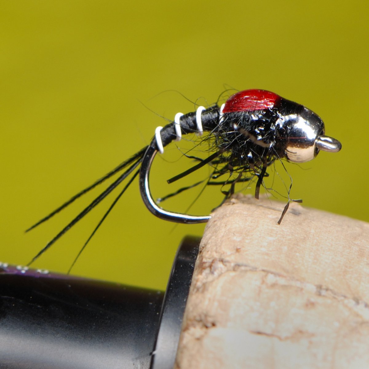 FreddysFlyz's tweet photo. Higa's S.O.S. (variation) - Knowing it's popularity and effectiveness, I wanted to give these a go but decided to add my own twist. I used Semperfli Straggle Legs instead of Krystal Flash and coated the floss with Loon Outdoors UV Clear Fly Finish. Let's see what the fish say! https://t.co/ZlAlVQ7bYM