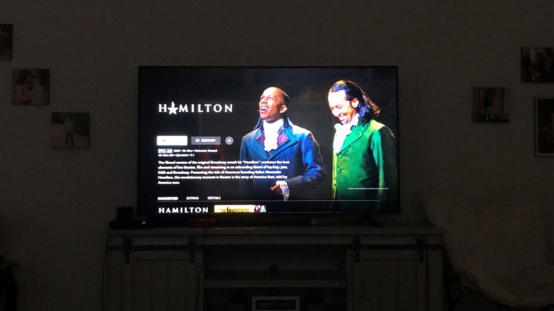 Ms_Araiza's tweet photo. R is for rewatching Hamilton for the umpteenth time! Every time I watch it, I find myself noticing something new! #ThompsonSummerABCs https://t.co/kAdqxi7hQW