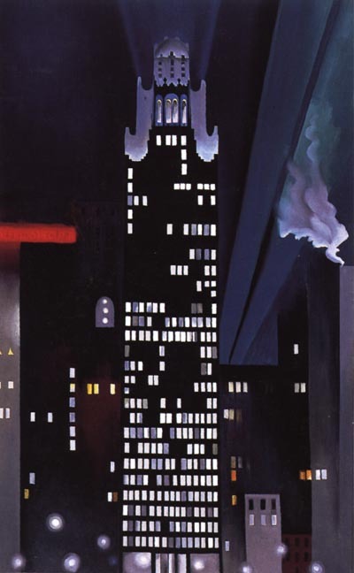 Radiator Building- Night, 1927, Georgia O'Keeffe