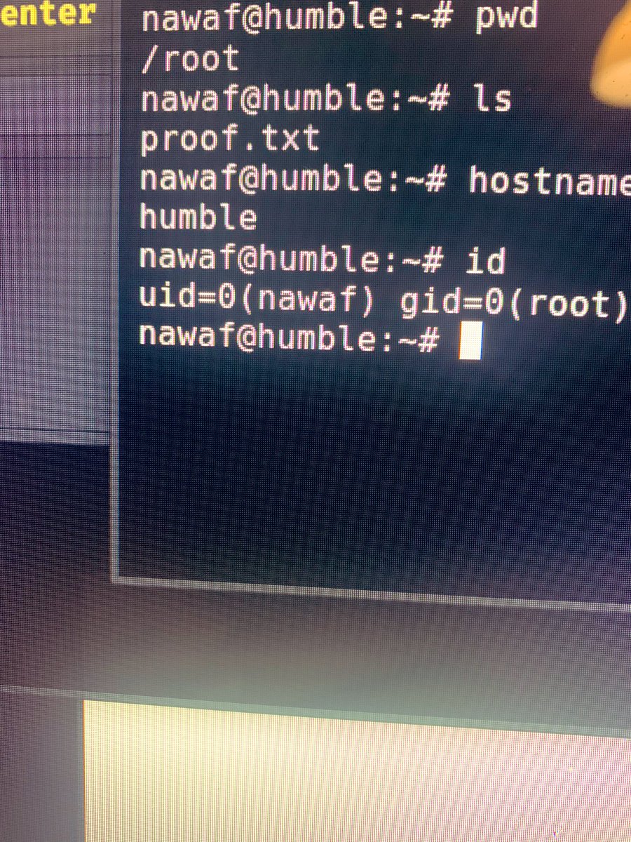 Nawaf_sec's tweet photo. #OSCP I spent two days on humble but finally did it ✅ https://t.co/LEXeFq6xJI