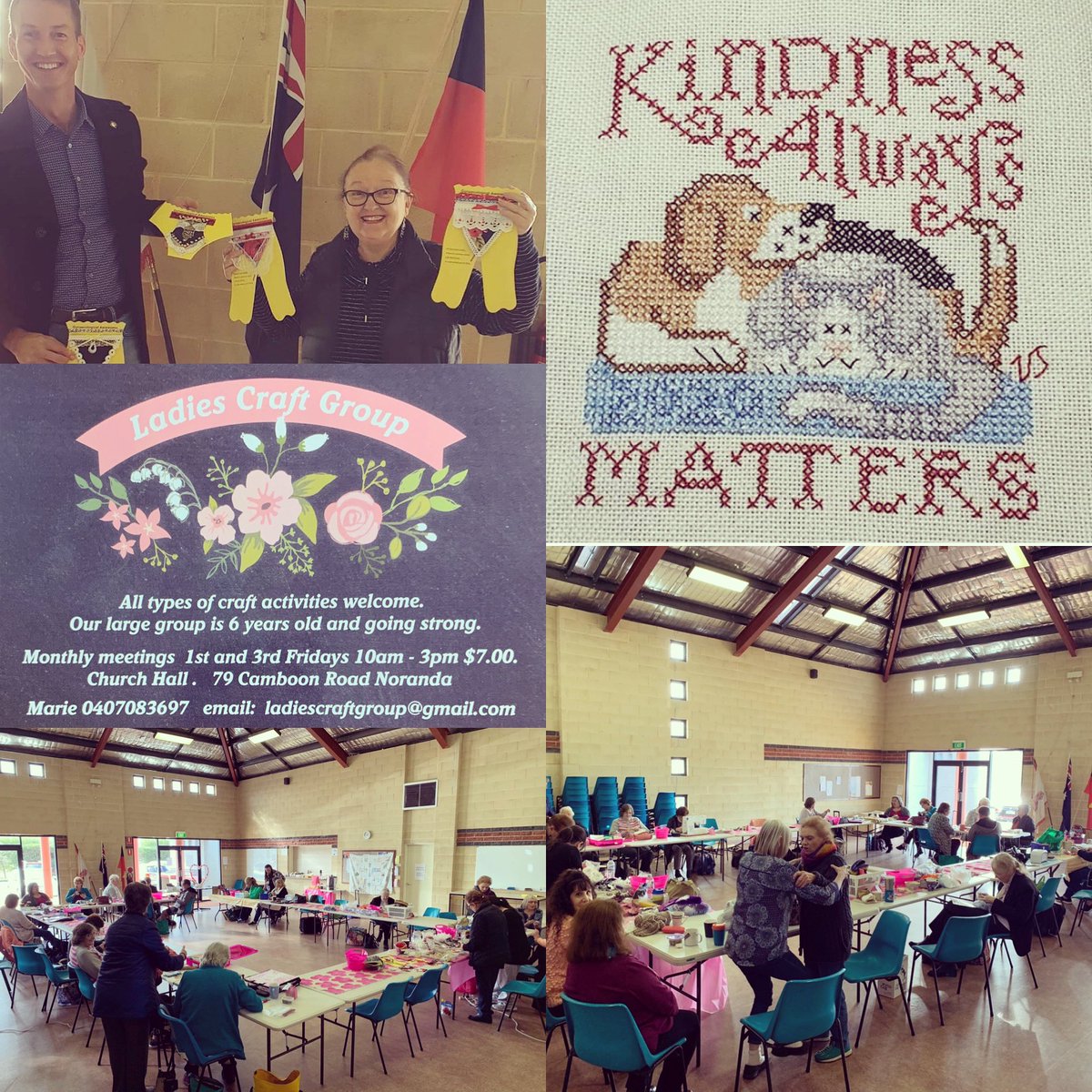 StevenOsta's tweet photo. Yesterday I had about 3 hrs with the Ladies Craft Group. The work is amazing. The concentration. The patience. The detail. The commitment. The talent! Thank you for having me yesterday. It was so nice to spend time with you all 🙏

 #Perth #Noranda #ActBelongCommit https://t.co/6Dry1yK1ws