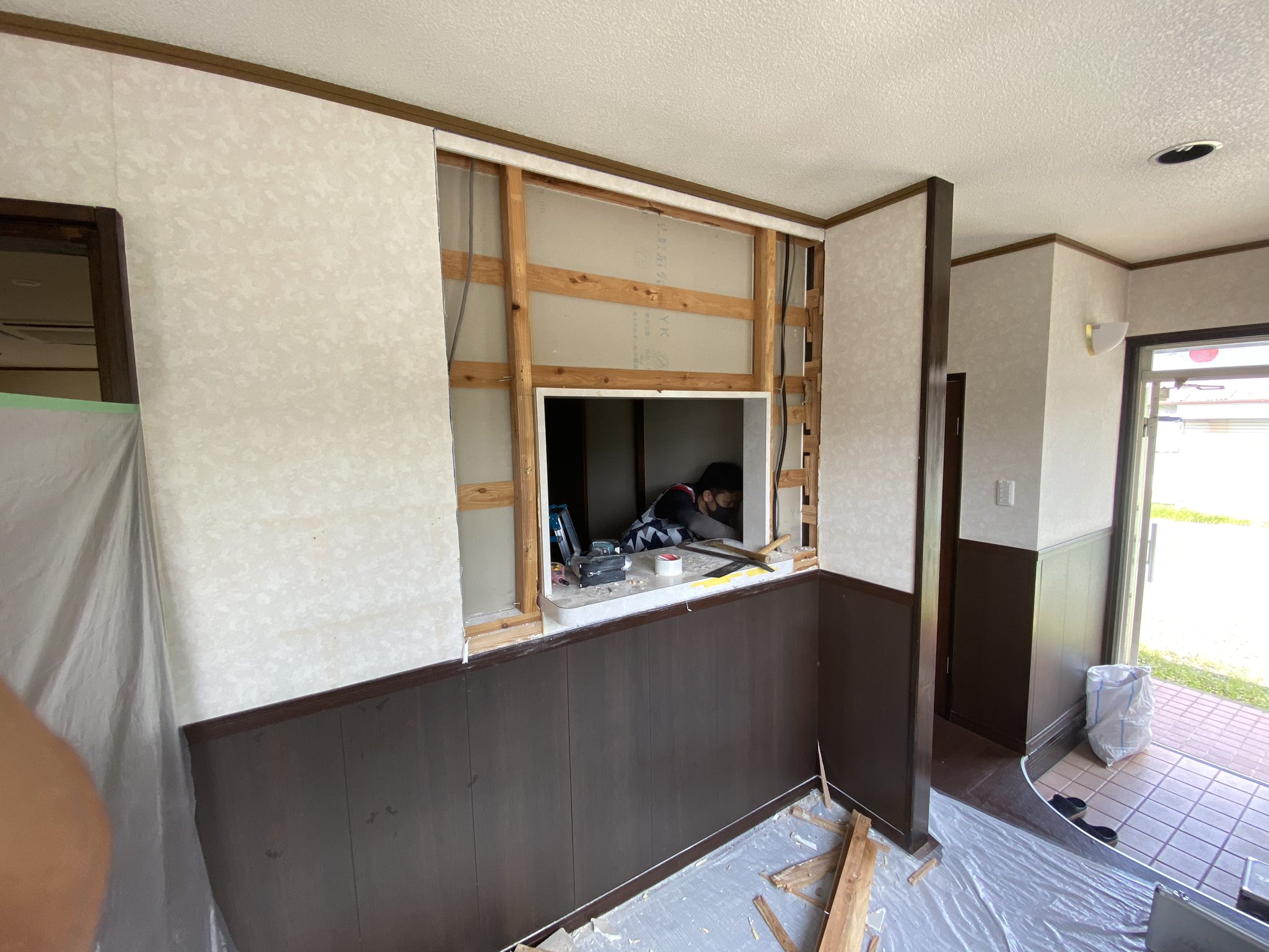 整骨院内装センターon Twitter 八女市にて整骨院内装工事開始 八女市整骨院内装工事https T Co W13zanhpti Twitter