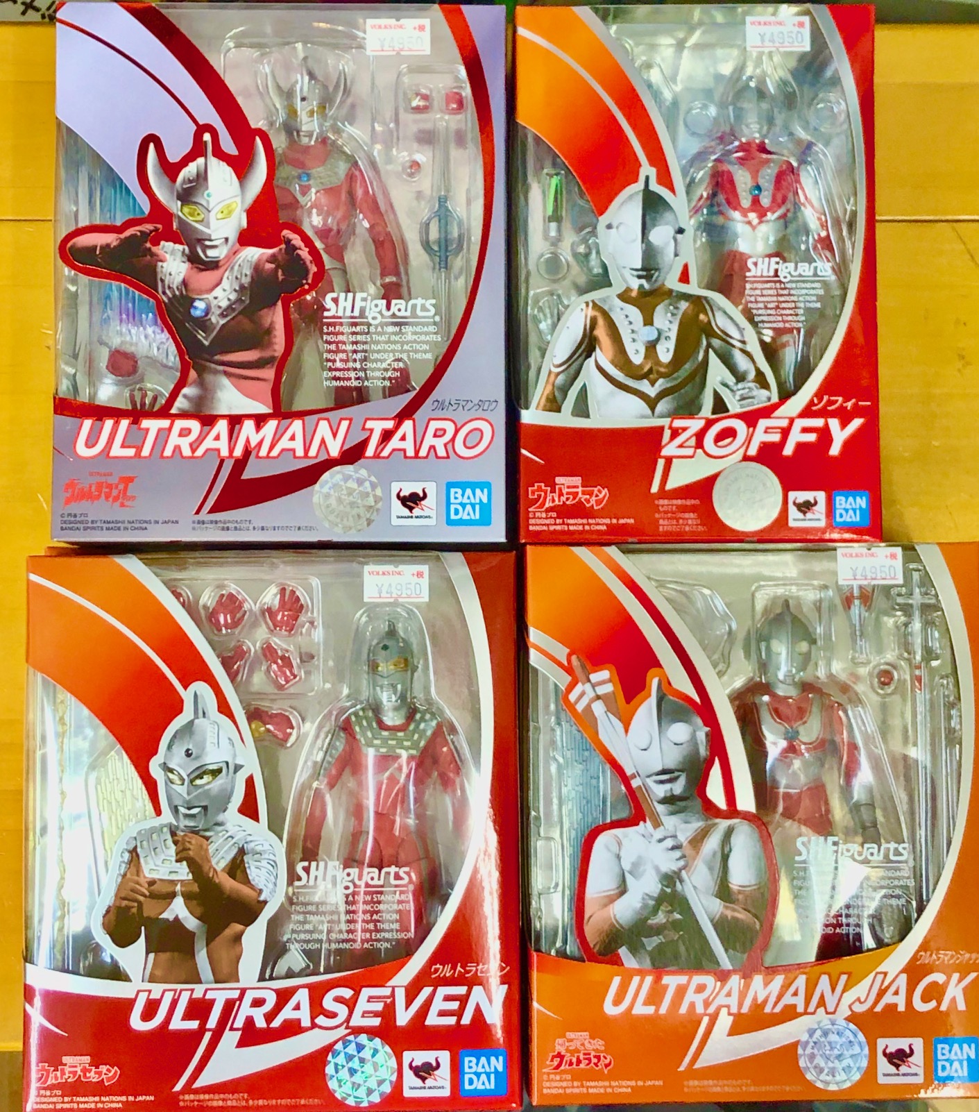 SHフィギュアーツ ウルトラマン　ジャック　タロウ　ゾフィー　3体セット　未開封 SHフィギュアーツ ウルトラマン ジャック タロウ ゾフィー 3体