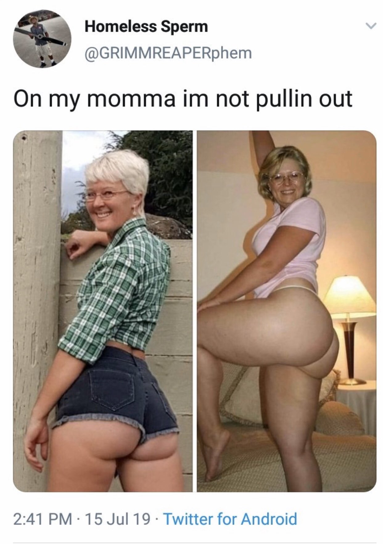 granny sperm  / X
